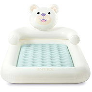 Intex 66814NP Inflatable mattress for kids with piston pump, bear - Air Mattress