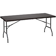 MultiGarden RZK-180B Folding catering garden table 180 cm, rattan, brown - Garden Table