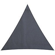 Plonos PL-886 Sun shade sheet triangle 4 × 4 × 4 m, grey - Shade Sail