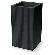 Prosperplast Coro Square HIGH40 cm, TCS40H-109G, grey - Flower Pot