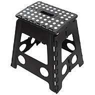 Verk 27591 Non-slip folding stool, black - Stool