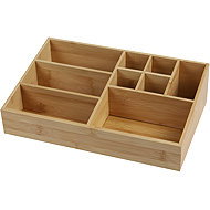 DOCHTMANN Bamboo organizer 33 × 9 × 21 cm - Makeup Organiser