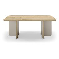 Houseland Coffee table Hillary 100 cm, sapphire oak/sandstone - Coffee Table
