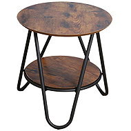 LEAN Toys 26621 Round coffee table with shelf 40 × 42 cm - Coffee Table