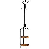 Vasagle Hallway coat rack Baty black-brown - Coat Hanger
