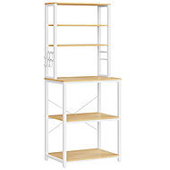 Vasagle Kitchen shelf CUSTOM 167 cm, white-brown - Shelving Unit