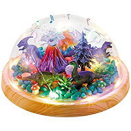 LEAN Toys 27394 Terrarium with dinosaurs, night lamp with melody - Night Light