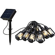 Verk 12406 Solar decorative garland chain, 50 lanterns, warm white, 6,9 m - Light Chain