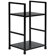 ModernHome CWJ302448 Bedside table with metal frame, 2 shelves - Night Stand