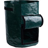 Plonos 496400 Vegetable growing bag with window 43,3 l, green - Flower Pot