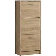Cheapest furniture Shoe rack ASOLA 3K, sonoma oak - Shoe Rack