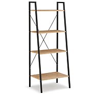 Camerazar Loft multifunctional shelf, 4 levels, light brown/black - Shelving Unit