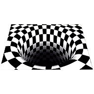 RealG RC-K-1175 Mat with 3D effect 60 × 90 cm, black and white illusion - Doormat
