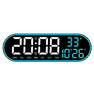 RealG RC-K-1624 Digital LED wall clock with remote control, 38 cm - Wall Clock