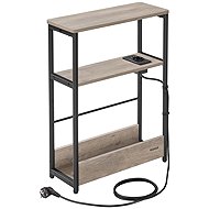 Vasagle Jinad Folding table with USB grey - Side Table
