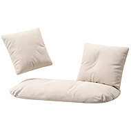 Gardlov 27382 Set of cushions for double hanging rocking chair 3 pcs, beige - Chair Cushion