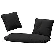 Gardlov 27380 Set of cushions for double hanging rocking chair 3 pcs, black - Chair Cushion
