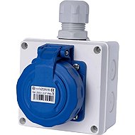 SEZ-CZ Nástěnná zásuvka 250 V, IP65, 16 A, 3-pól - Aljzat