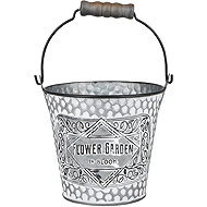 DOCHTMANN Flower Garden bucket 11,5 × 10,5 cm, metal - Flower Pot