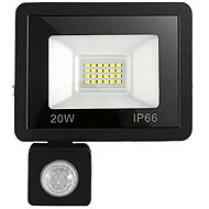 Verk 12347 Halogen LED spotlight with dusk and motion sensor 20 W, 6000 K, IP66 - LED Reflector