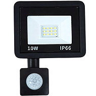 Verk 12346 Halogen LED spotlight with dusk and motion sensor 10 W, 6000 K, IP66 - LED Reflector