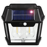 RealG RC-K-2204 Solar LED double wall light with motion sensor - Garden Lighting
