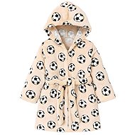 EXCELLENT Beige bathrobe size 134 - Footballer - Bathrobe