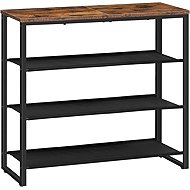 Vasagle Elviro Shoe rack with fabric shelves 75 cm black/brown - Shoe Rack