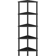Vasagle Ebbi Corner shelf 30 cm black - Shelving Unit