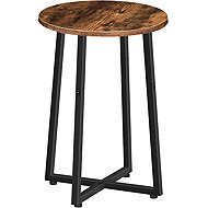 Vasagle Fly Round coffee table brown/black - Side Table