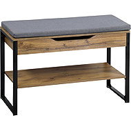 KESPER Industrial style shoe rack with bench 70 × 30 × 48 cm - Shoe Rack