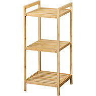 KESPER Bamboo shelf, 3 shelves 30 × 30 × 70 cm - Shelving Unit