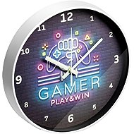 Gadget Master GAME wall clock - glow in the dark - Wall Clock