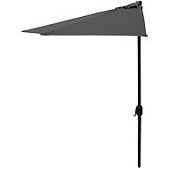MultiGarden SL-UM016 Semi-circular garden parasol against the wall 2,7 m, grey - Sun Umbrella