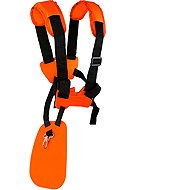 Bigstren 18529 Dvouramenný popruh ke křovinořezum, černooranžový - Strap