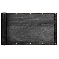 Luaro KX3157 Balcony screen mesh 105 × 700 cm, black - Screen