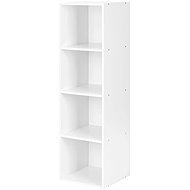 ModernHome KJZ2173 Shelving unit, 4 shelves, MDF, white - Shelving Unit