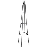 Luaro KX3304 Pergola zahradní kovová kuželová 195 × 39 × 39 cm, černá - Plant Support