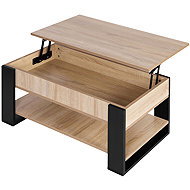 ModernHome TH-MST-16-1 Coffee table with hinged top 90 cm, storage space, oak sonoma - Coffee Table
