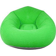Verk 27535 Inflatable relaxing velvet armchair, green - Armchair