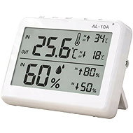 Verk 09237 LCD weather station with thermometer, probe and hygrometer, white - Weather Station