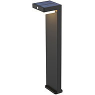 Aca Lighting LED Solar Bollard Light 5 W, 400 lm, 3000K, USB-C - Garden Lighting