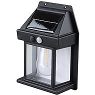 Aca Lighting LED Dimmable Solar Lantern with LED sensor/3.7V IP44 1200 mAh - Wall Lamp
