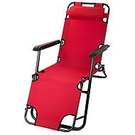Verk Garden deckchair red - Garden Lounger