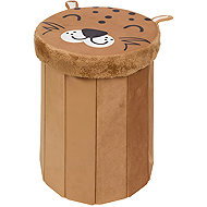 Excellent Round stool with storage space - Tiger - Ottoman