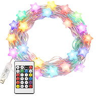 Verk 12445 Světelné hvězdičky RGB, 50 LED, USB, dálkové ovládání, Bluetooth - Light Chain