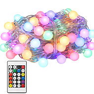 Verk 12444 Světelné kuličky RGB, 50 LED, USB, dálkové ovládání, Bluetooth - Light Chain