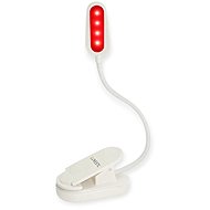 Lunesto LED Reading Lamp without blue component with CLIP-ON, white - Clip On Light