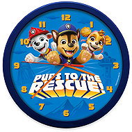 JAVOLI Wall Clock 25 cm - Paw Patrol/Rescuers - Wall Clock