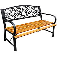 LEAN 29326 Garden bench with backrest 118 × 51,5 × 87 cm - Garden Bench